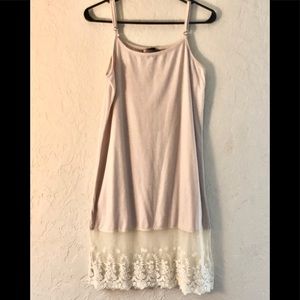 Two ladies slip dresses sz L